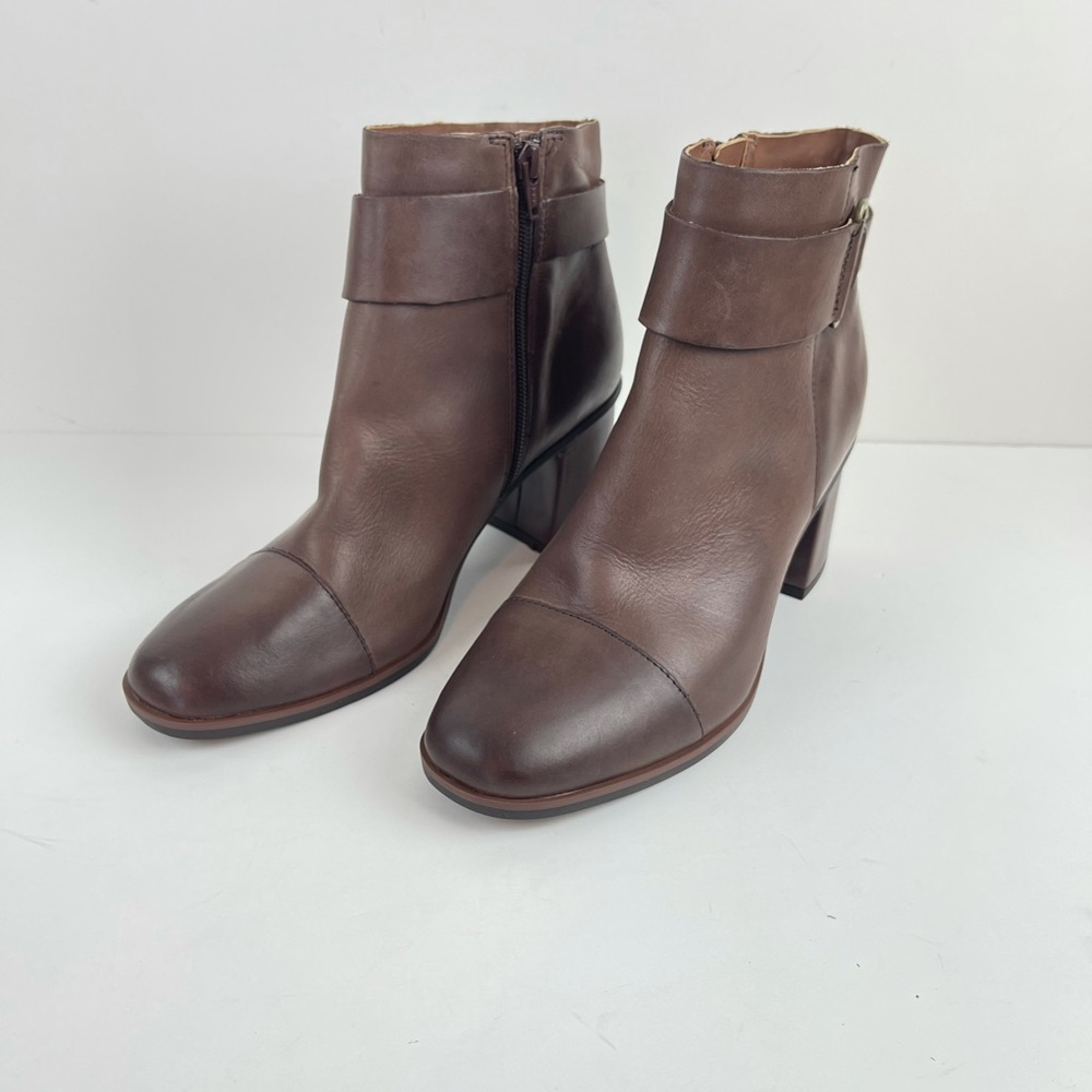 Kork-Ease Decola Brown Leather Ankle Boots